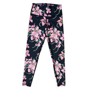 Dorothy Draper DD Akakina Sport Legging Floral S Small Pink Black